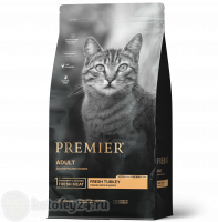 Premier Adult Cat Свежее мясо индейки для взрослых кошек с нормальной активностью, чувствительным пищеварением или склонных к аллергии
